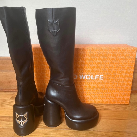 Naked Wolfe - Wanted Black Women Boots 9US/39EU - Picture 2 of 5